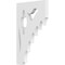 Ekena Millwork Wellington Architectural Grade PVC Bracket, 5/8"W X 5 1/2"D X 9"H BKTP01X05X09WE - alternate 1
